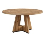JoyBuy: Table à manger ronde Lantine - 120 x 75 cm à 98,09€ (au lieu de 185,99€)