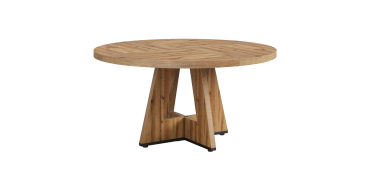 JoyBuy: Table à manger ronde Lantine - 120 x 75 cm à 98,09€ (au lieu de 185,99€)