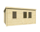 Castorama: Abri de jardin Klikstrom Linda bois naturel ép.34 mm - 12,2 m² à 1199,9€ (au lieu de 1649€)