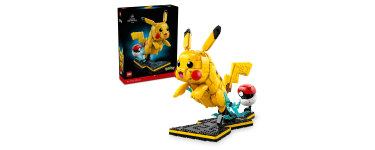 Amazon: LEGO® Pokémon Pikachu et Poké Ball (72152) à 119,99€ (au lieu de 147,99€)