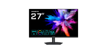 Amazon: Ecran PC 27" Gigabyte GO27Q24A - QHD, QD-OLED 240 Hz, FreeSync Premium, G-Sync Compatible à 308,90€