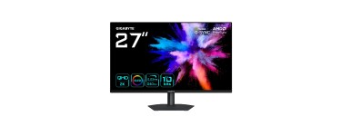Amazon: Ecran PC 27" Gigabyte GO27Q24A - QHD, QD-OLED 240 Hz, FreeSync Premium, G-Sync Compatible à 308,90€