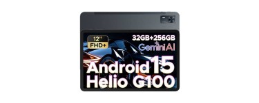 JoyBuy: DOOGEE Tab E3+ tablette Android 15, 12 pouces FHD+, Helio G100, 32GB+256GB, batterie 8800mAh à 179,9