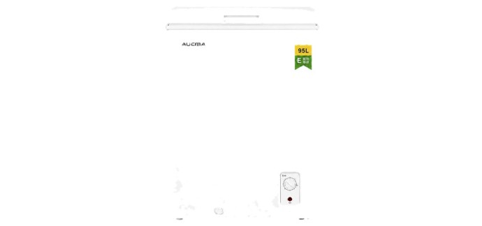 JoyBuy: AUCMA Congélateur coffre 95 L convertible - Réfrigérateur réversible, classe E à 147€