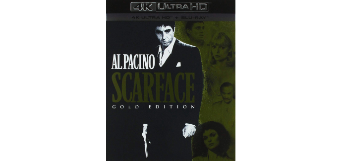 Amazon: Scarface en Blu-Ray 4K à 12,47€ (au lieu de 14,01€)