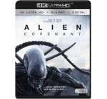 Amazon: Blu-Ray & 4K Ultra HD & Digital Alien Covenant à 12,07€ (au lieu de 13,94€)
