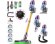 JoyBuy: Daynee Aspirateur sans fil 65 kPa/70 min avec écran, tuyau 1 m, brosse anti-enchevêtrement, HEPA*4 à