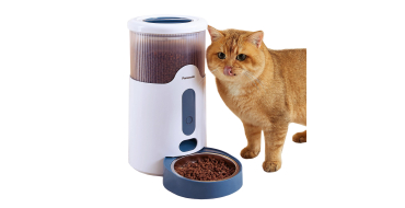 Amazon: Distributeur de Croquettes connecté Panasonic CP-JNF01-W - blanc à 38,99€ (au lieu de 61,15€)