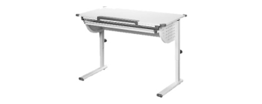 LIDL: Bureau d'écolier LIVARNO réglable en hauteur - 7 positions d'inclinaison à 71,99€