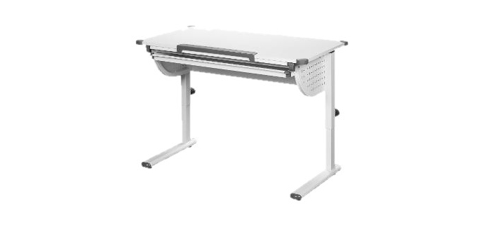 LIDL: Bureau d'écolier LIVARNO réglable en hauteur - 7 positions d'inclinaison à 71,99€