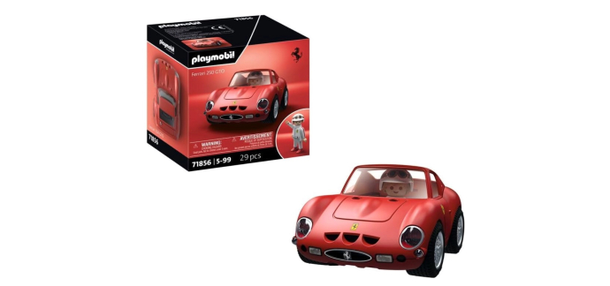 Amazon: Playmobil Collector Cars 71856 Ferrari 250 GTO à 13,49€ (au lieu de 17,11€)