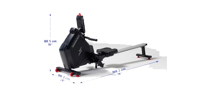 Decathlon: Rameur connecté Domyos 500B + 1 an d'abonnement Kinomap à 398,99€ (au lieu de 589,98€)