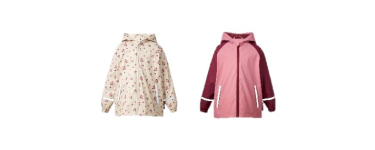 LIDL: LUPILU Veste de pluie petite fille - polaire, imperméable à 7,99€ (au lieu de 9,99€)