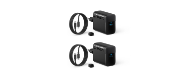 Amazon: Lot de 2 Chargeurs Rapide Anker - 45W avec Câble USB C Rapide à 27,99€ (au lieu de 35,3€)