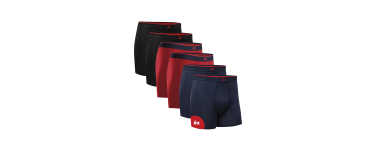 Amazon: Lot de 6 Boxers Danish Endurance Bambou Homme - Multicolore à 34,9€ (au lieu de 51,4€)