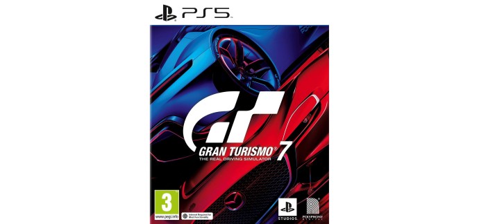 Auchan: Gran Turismo 7 (PS5) à 32,99€ (au lieu de 79,99€)