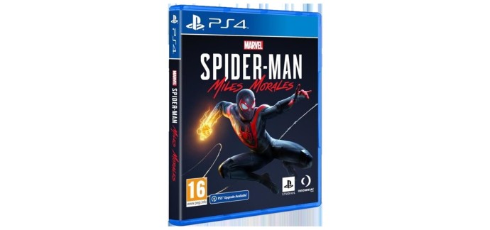Micromania: Spiderman Miles Morales (PS4) à 24,99€ (au lieu de 59,99€)