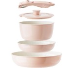 JoyBuy: Redchef Set 5 pièces batterie de cuisine céramique - 20/26 cm, sans PTFE/PFOA/PFAS - lave-vaisselle