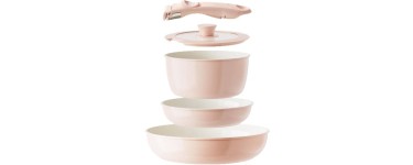 JoyBuy: Redchef Set 5 pièces batterie de cuisine céramique - 20/26 cm, sans PTFE/PFOA/PFAS - lave-vaisselle