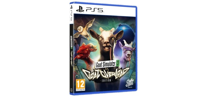 Amazon: Goat Simulator 3 Overload Edition (PS5) à 34,99€ (au lieu de 49,99€)
