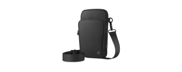 Amazon: Sac Bandoulière Spigen KD400 - 2 Pochettes, Noir à 11,99€ (au lieu de 19,99€)