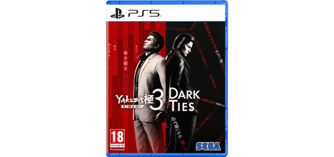 E.Leclerc: Yakuza Kiwami 3 & Dark Ties (PS5) à 23,49€ (au lieu de 59,99€)