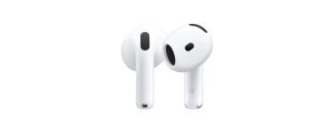 Amazon: Apple AirPods 4 avec réduction active du bruit ANC à 159,99€ (au lieu de 166,87€)