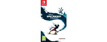 Amazon: Disney Epic Mickey Rebrushed sur Nintendo Switch à 19,99€ (au lieu de 25,30€)