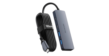 Amazon: Hub USB C ABFCRTTW - 10 Gbps, 4 ports USB 3.2, câble 120cm à 12,34€ (au lieu de 22,73€)