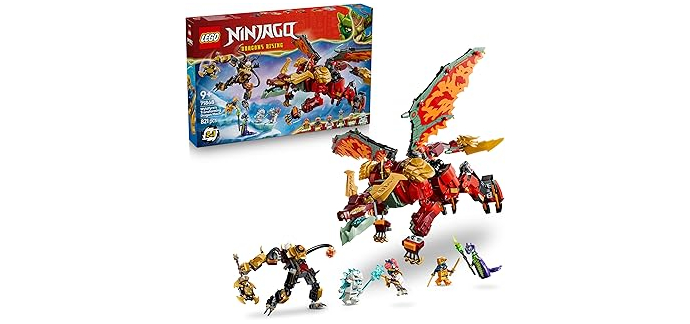 Amazon: LEGO® Ninjago Le Robot Dragon Transformable de Braséra (71868) à 64,99€ (au lieu de 89,99€)