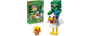 Amazon: LEGO Minecraft Poule Chevauchée (21582) à 24,99€ (au lieu de 29,99€)
