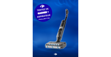 Carrefour: 1 aspirateur laveur sans fil Rowenta X-Clean 7 GZ5736E0 à gagner