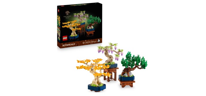 Amazon: LEGO® Botanicals Mini Bonsaï (10373) à 48,72€ (au lieu de 56,01€)