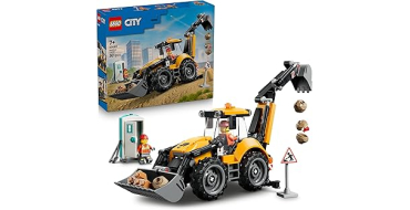 Amazon: LEGO® City Le Tractopelle Jaune (60480) à 21,99€ (au lieu de 29,99€)