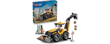 Amazon: LEGO® City Le Tractopelle Jaune (60480) à 21,99€ (au lieu de 29,99€)