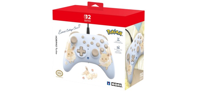 Amazon: Manette filaire HORIPAD Turbo Evoli Switch 2 à 24,99€ (au lieu de 36,99€)
