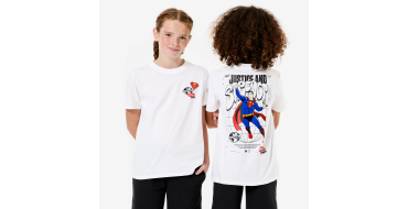 Decathlon: Tee-shirt Superman enfant blanc à 5,99€ (au lieu de 8,99€)
