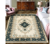 JoyBuy: WhereHike Tapis vintage antidérapant à poils ras - motif floral vert, 183 x 274 cm à 39,98€