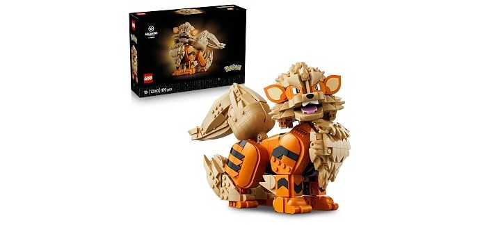 Amazon: LEGO® Pokémon Arcanin (72160) à 79,99€ (au lieu de 99,99€)