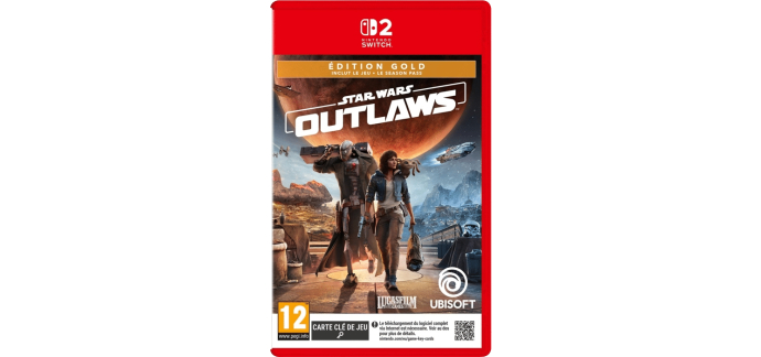 E.Leclerc: Star Wars Outlaws Gold Edition (Switch 2) à 34,90€ (au lieu de 59,99€)