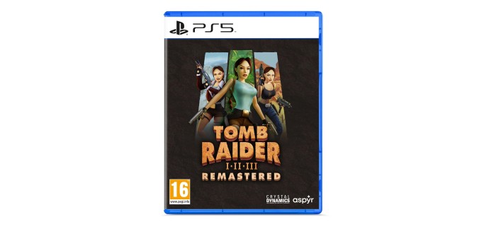 Amazon: Tomb Raider 1-3 Remastered sur PS5 à 19,99€ (au lieu de 23,64€)