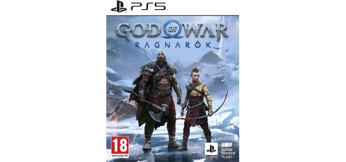 Amazon: God of War  Ragnarök sur PS5 à 30,18€ (au lieu de 54,25€)