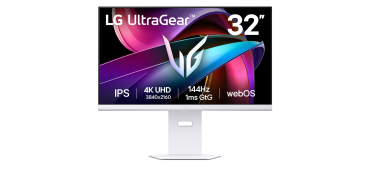 Amazon: Ecran PC 32" LG Ultragear 32G810SA-W - IPS, 4K, 1ms, 144Hz à 399,99€ (au lieu de 446,86€)