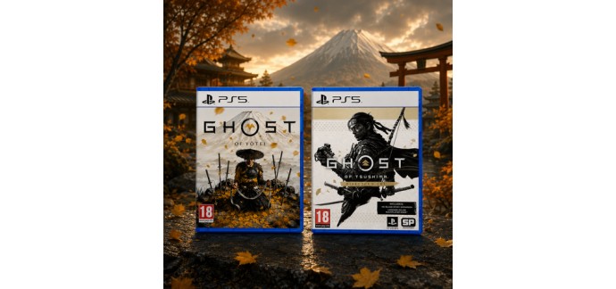 JoyBuy: Ghost of Yōtei + Ghost of Tsushima - PS5 - French Version à 64,99€ (au lieu de 159,99€)