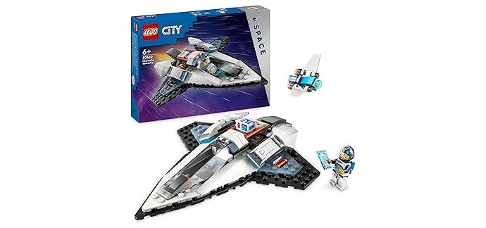 Amazon: LEGO® City Le Vaisseau Interstellaire (60430) à 14,99€ (au lieu de 19,99€)