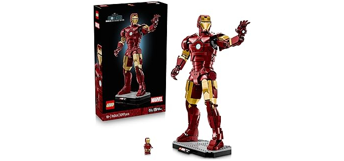 Amazon: LEGO® Marvel Iron Man Mark 3 Édition Collector (76344) à 93,99€ (au lieu de 104,33€)