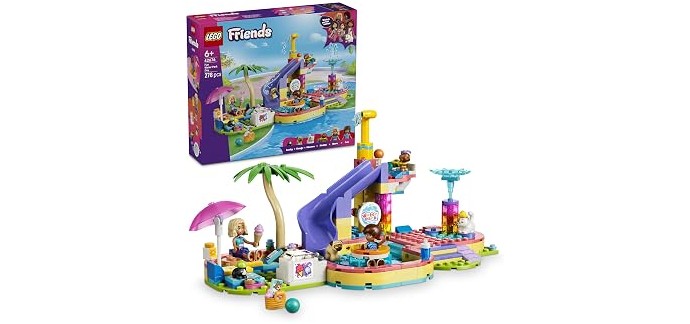 Amazon: LEGO® Friends Une Fabuleuse Journée au Parc Aquatique (42676) à 20,99€ (au lieu de 23,9€)