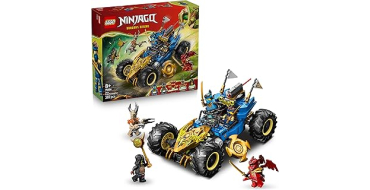 Amazon: LEGO® Ninjago 2-en-1 La Voiture Transformable de Jay (71856) à 31,99€ (au lieu de 49,99€)