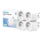Amazon: Lot de 4 prises connectées Matter Meross - 16A, WiFi, HomeKit, Alexa, Google Home à 39,99€