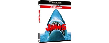 Amazon: Les Dents de la Mer en Blu-Ray 4K Ultra HD à 13,07€ (au lieu de 14,9€)